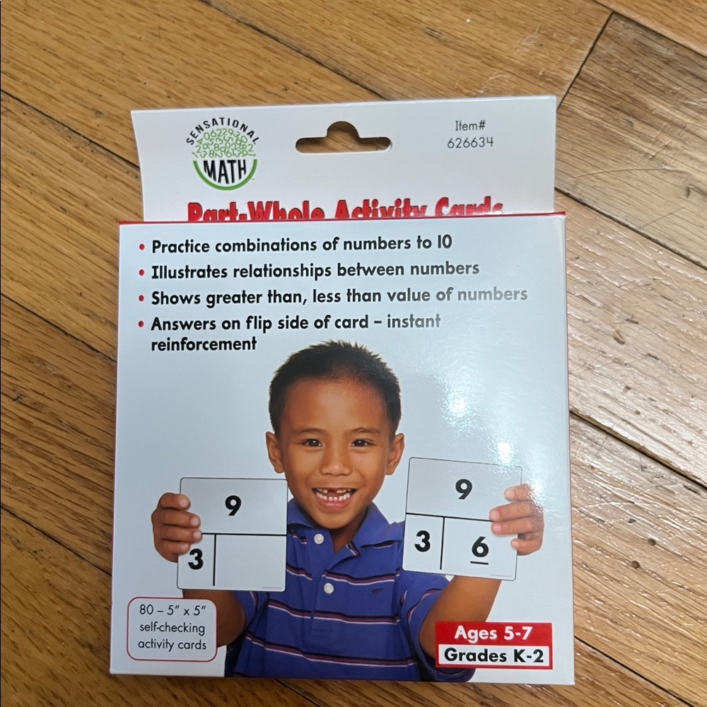 New Primary Concepts Sensational Math 80 Part-Whole Activity Cards